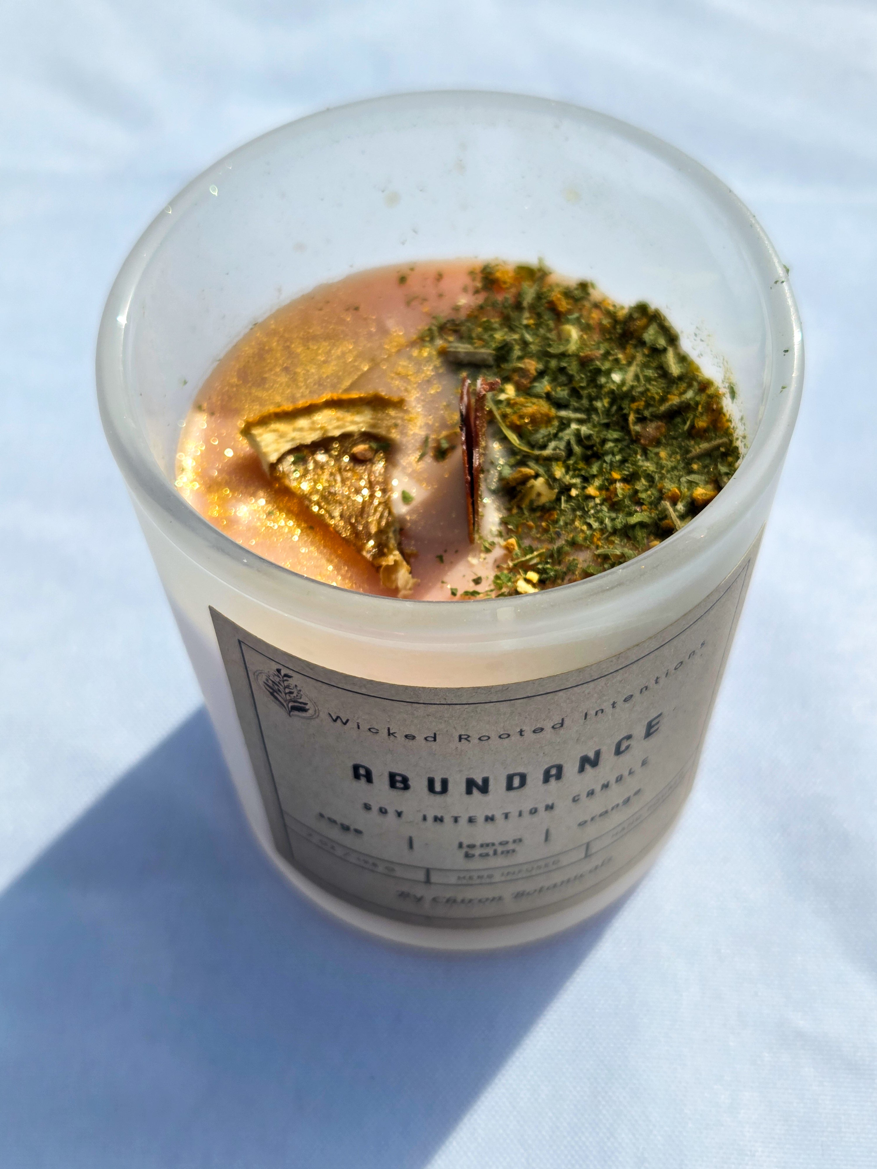 Abundance Intention Candle