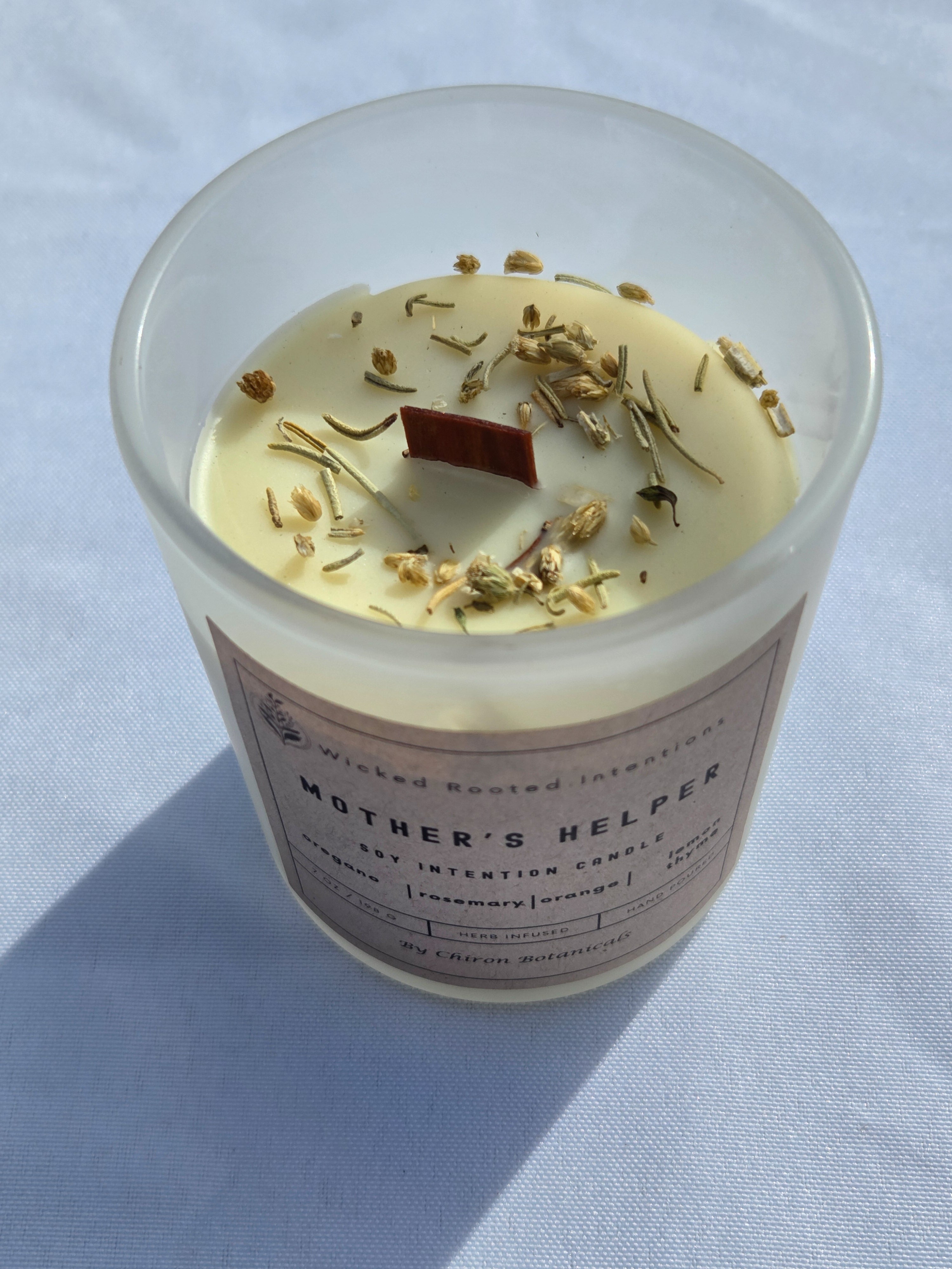 Mother's helper Intention Candle