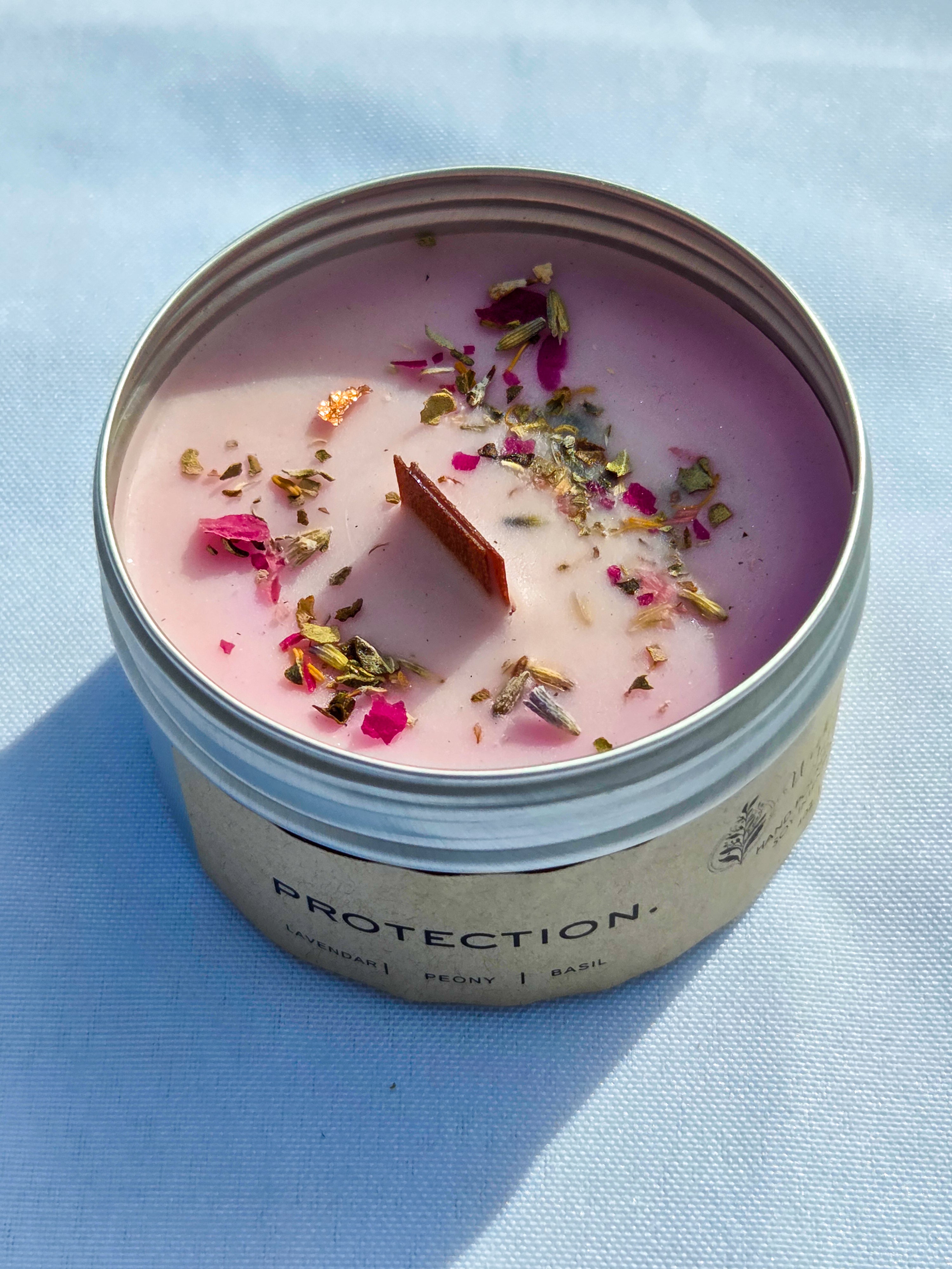 Protection Intention candle